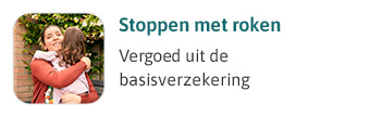 Stoppen met roken. Vergoed uit de basisverzekering.