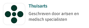 Thuisarts. Geschreven door artsen en medisch specialisten.