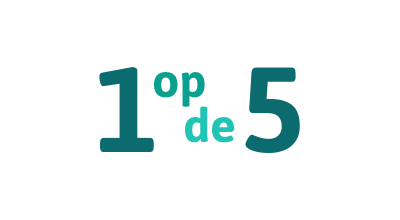 1 op de 5