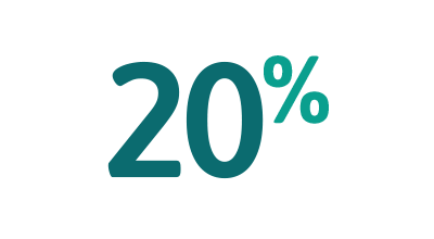20%