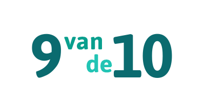 9 van de 10