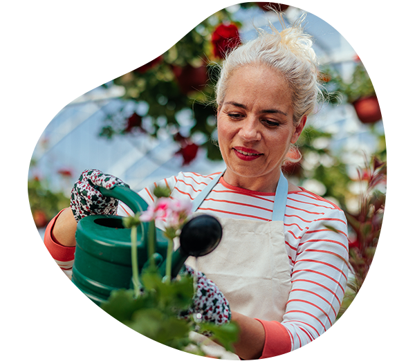 Lunchprogramma over de overgang